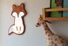 Load image into Gallery viewer, Wooden Fox Mirror