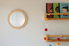 Load image into Gallery viewer, Scalloped Edge Round Kids Mirror