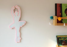 Load image into Gallery viewer, Wooden Ballerina Kids Shatterproof Wall Mirror