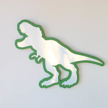 Load image into Gallery viewer, dinosaur shaped mirror wall decor
