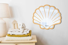 Load image into Gallery viewer, Scallop Seashell Mirror