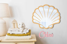 Load image into Gallery viewer, Scallop Seashell Mirror