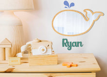 Load image into Gallery viewer, Whale Mirror Wall Decor