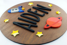 Load image into Gallery viewer, Outer Space Custom Name Sign
