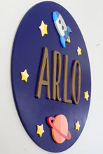 Load image into Gallery viewer, Outer Space Custom Name Sign