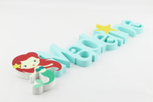 Load image into Gallery viewer, Mermaid Freestanding 3D Name Sign