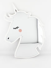 Load image into Gallery viewer, Unicorn Shaped Kids Mirror Decor