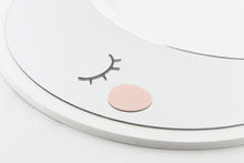 Load image into Gallery viewer, Sleepy Eye Crescent Moon Nursery Mirror