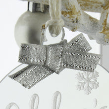 Load image into Gallery viewer, Personalised Butterfly Xmas Tree Decoration