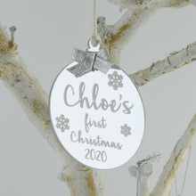 Load image into Gallery viewer, Baby first Xmas 2021 Tree Ornament
