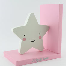 Load image into Gallery viewer, Handmade Personalised Cute Star Kids Bookend