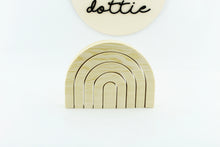 Load image into Gallery viewer, Natural Wood Kids Rainbow Stacker