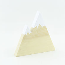 Load image into Gallery viewer, triangle mountain kids wooden shelf decor