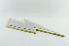 Load image into Gallery viewer, Lightning Thunder Bolt Shaped Wooden Kids Mirror
