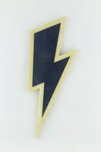 Load image into Gallery viewer, Lightning Thunder Bolt Shaped Wooden Kids Mirror