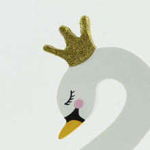 Load image into Gallery viewer, Freestanding Swan Princess Tabletop Decor
