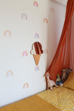 Load image into Gallery viewer, Wooden Icecream Shaped Mirror