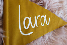 Load image into Gallery viewer, Custom Personalised Fabric Pennant Flag