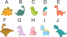 Load image into Gallery viewer, Dinosaur Cut out Name Sign
