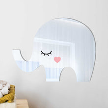Load image into Gallery viewer, elephant kids bedroom & nursery mirror decor