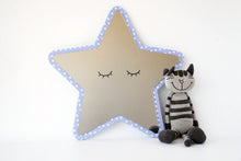 Load image into Gallery viewer, Patterned Star Shaped Kids Mirror
