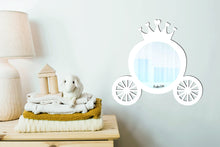 Load image into Gallery viewer, Princess Carriage Kids Mirror Decor