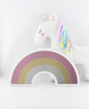 Load image into Gallery viewer, Multicolour Rainbow Nursery Mirror