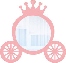 Load image into Gallery viewer, Princess Carriage Kids Mirror Decor