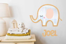 Load image into Gallery viewer, Cute Elephant Wooden Kids Mirror