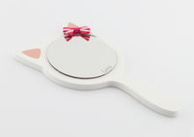 Load image into Gallery viewer, Handheld Kitty Cat Kids Vanity Mirror