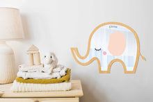 Load image into Gallery viewer, Cute Elephant Wooden Kids Mirror