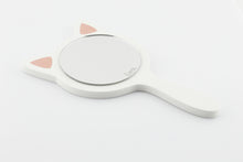 Load image into Gallery viewer, Handheld Kitty Cat Kids Vanity Mirror