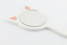 Load image into Gallery viewer, Handheld Kitty Cat Kids Vanity Mirror