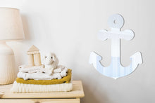 Load image into Gallery viewer, Anchor Shaped Stick-on Kids Wall Mirror