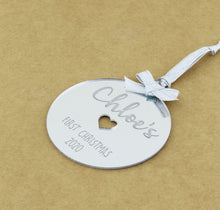 Load image into Gallery viewer, Personalised First Xmas Tree Decoration