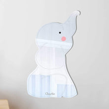 Load image into Gallery viewer, baby elephant kids mirrored wall decor