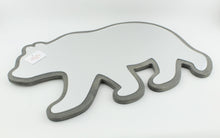 Load image into Gallery viewer, Wooden Grizzly Bear Shaped Kids Wall Mirror