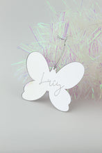 Load image into Gallery viewer, Personalised Butterfly Xmas Tree Decoration