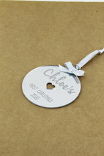 Load image into Gallery viewer, Personalised First Xmas Tree Decoration