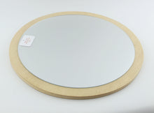 Load image into Gallery viewer, Round Wooden Kids Mirror