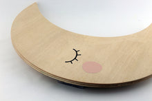 Load image into Gallery viewer, Wooden Crescent Moon Wall Decor