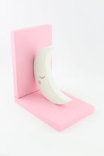 Load image into Gallery viewer, Sleepy Crescent Moon Nursery Bookends