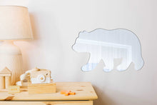 Load image into Gallery viewer, Grizzly Bear Shaped Shatterproof Kids Wall Mirror