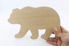 Load image into Gallery viewer, Wooden Grizzly Bear Kids Decor