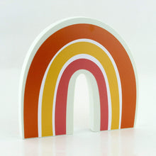 Load image into Gallery viewer, Rainbow kids bedroom shelf decor