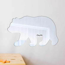 Load image into Gallery viewer, Grizzly Bear Kids Mirror Wall Decor