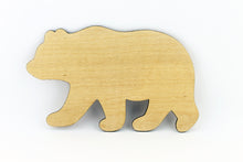 Load image into Gallery viewer, Wooden Grizzly Bear Kids Decor