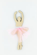 Load image into Gallery viewer, Wooden Ballerina Shaped Decor