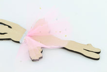 Load image into Gallery viewer, Wooden Ballerina Shaped Decor