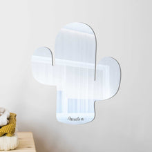 Load image into Gallery viewer, cactus shaped kids mirror wall decor